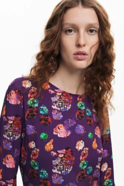 Vestido mini flores M. Christian Lacroix