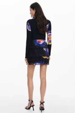 Vestido mini lirios M. Christian Lacroix