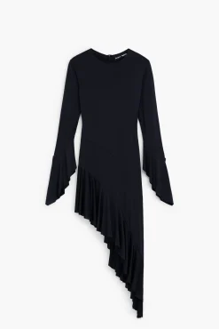 Vestido negro asimétrico María Escoté