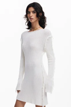 Vestido punto canalé