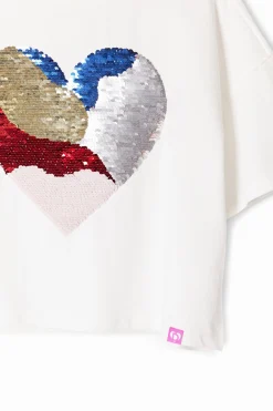 Vestido rayas corazón
