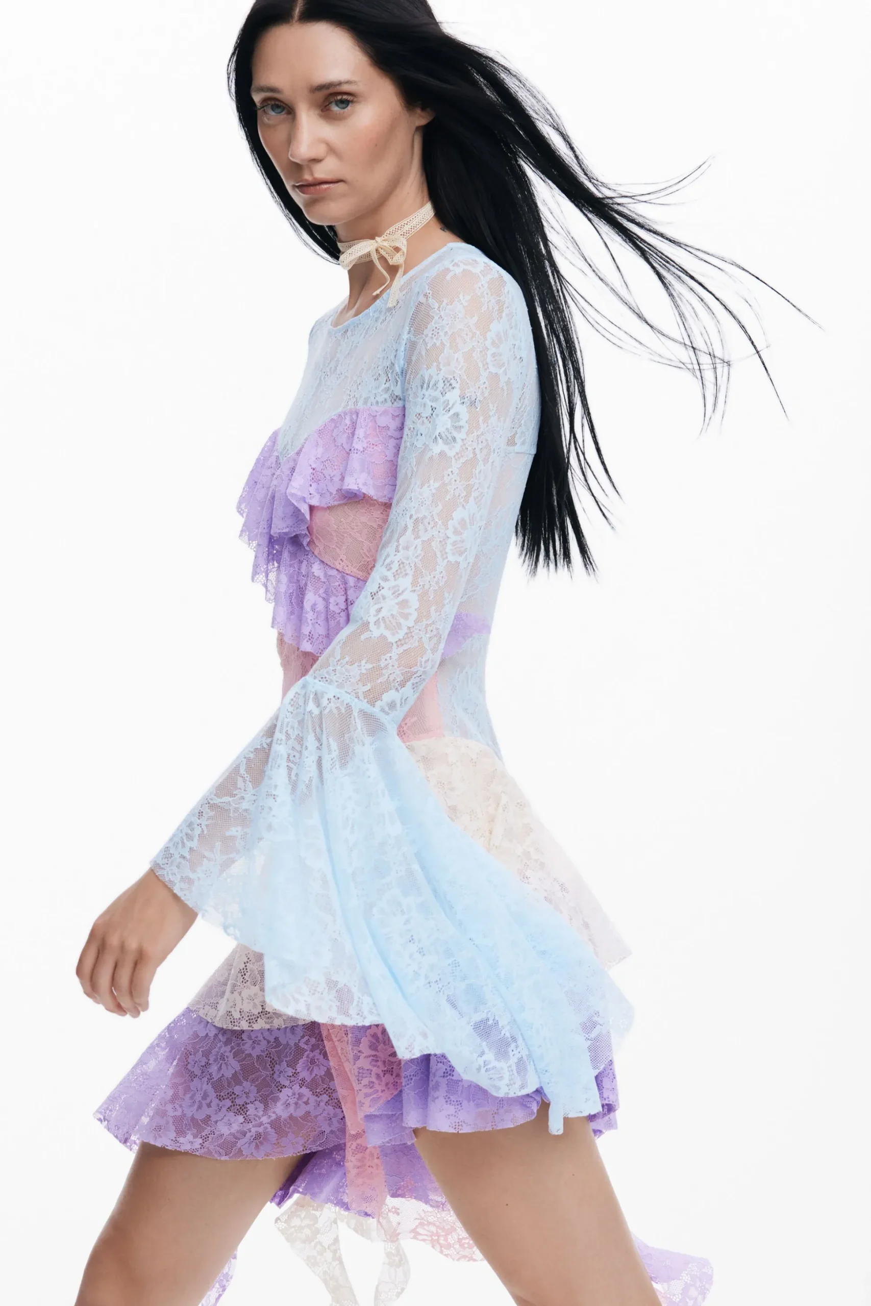 Vestido romántico María Escoté
