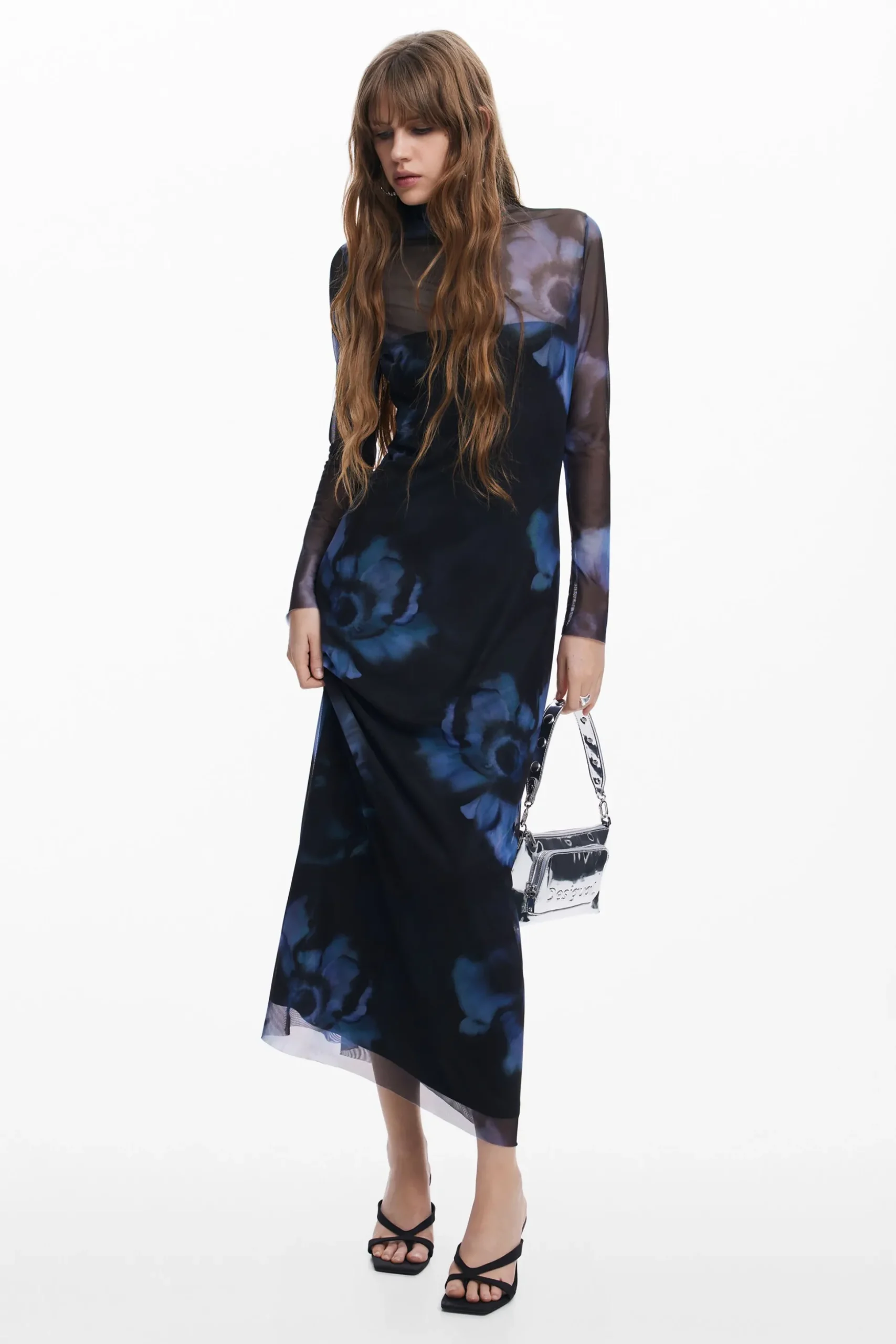 Vestido slim flores