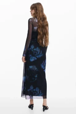 Vestido slim flores