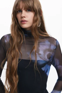 Vestido slim flores