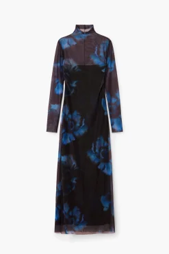 Vestido slim flores