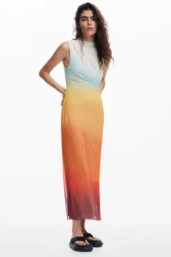 Vestido tul degradado