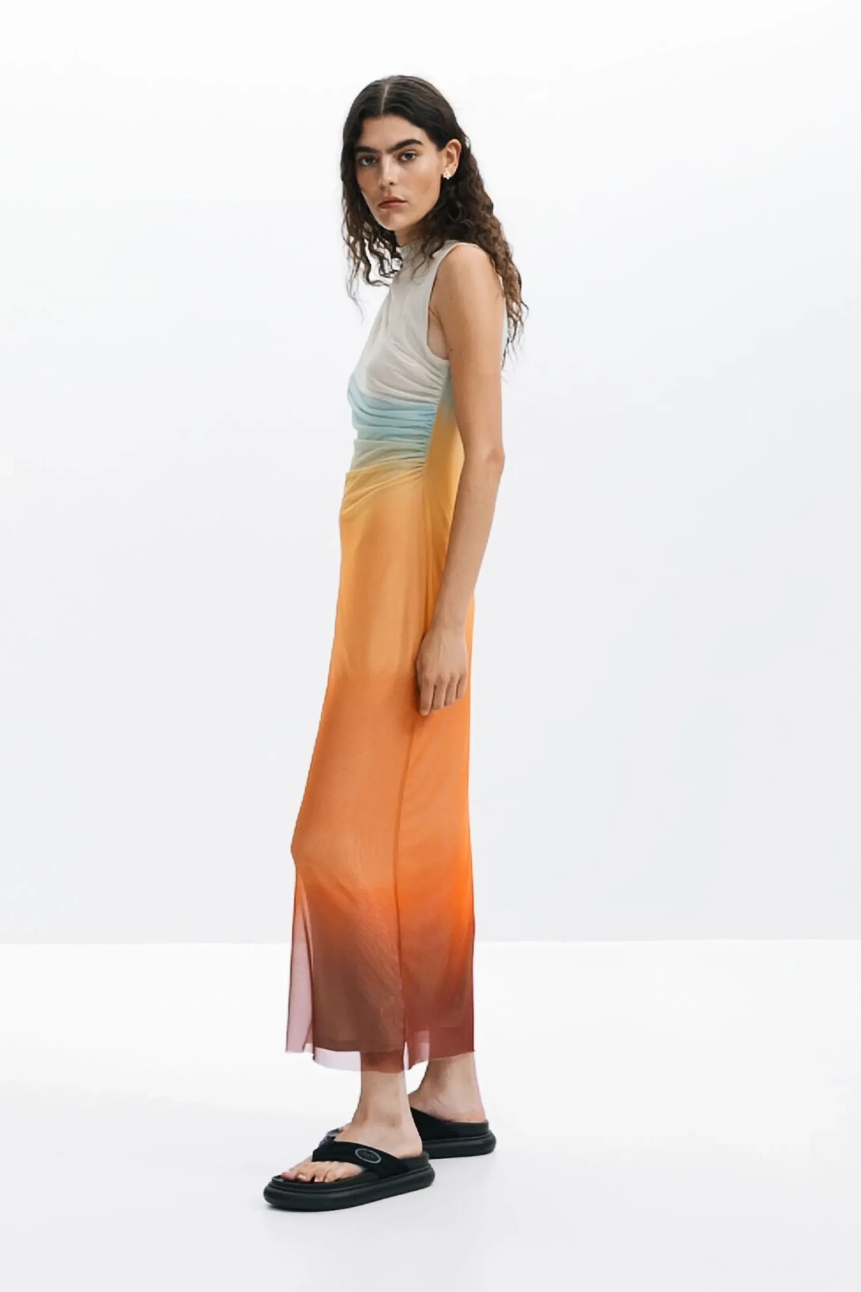 Vestido tul degradado