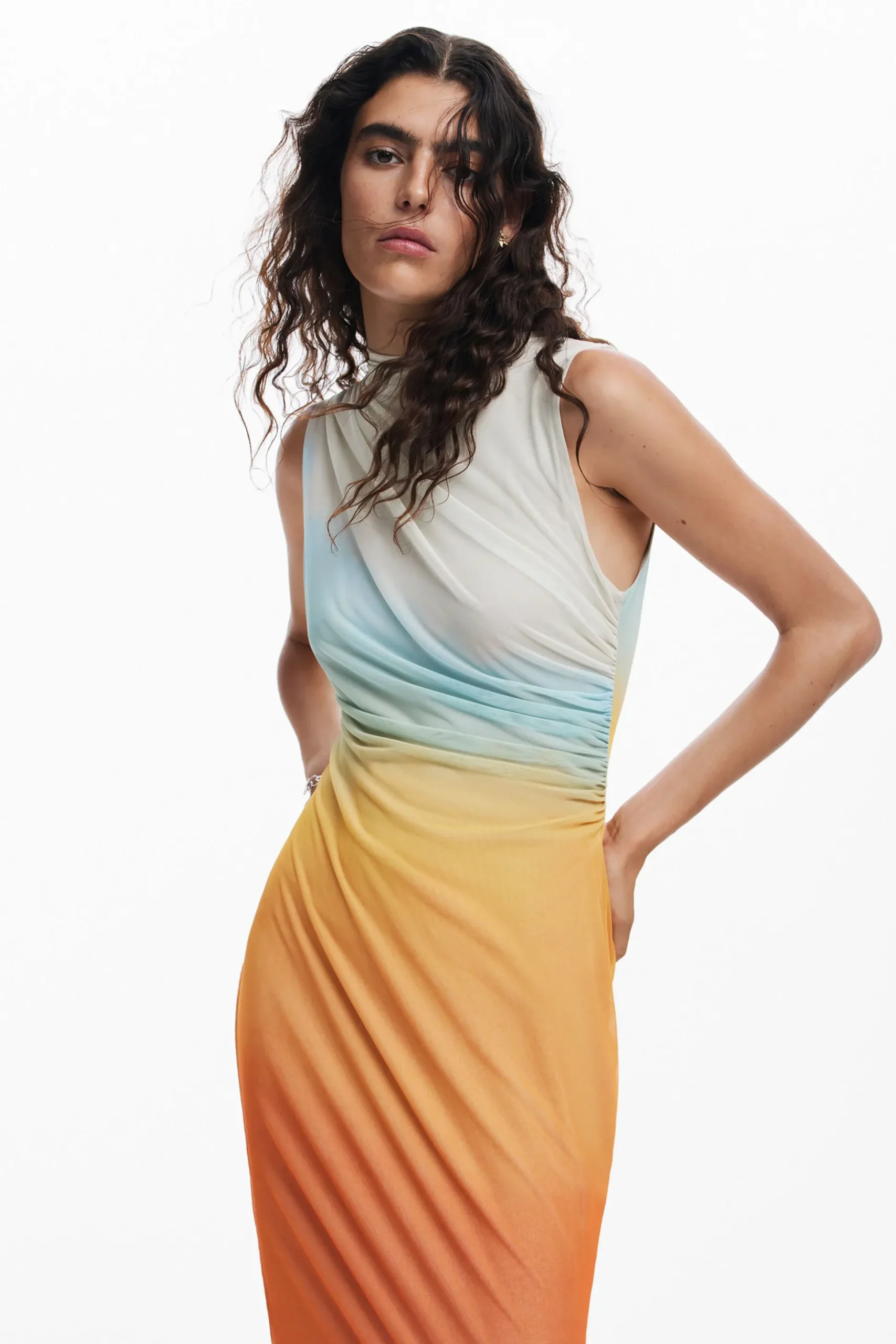 Vestido tul degradado