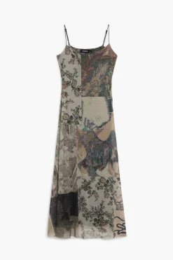 Vestido tul estampado
