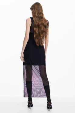 Vestido tul flores