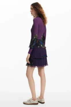 Vestido volantes flores