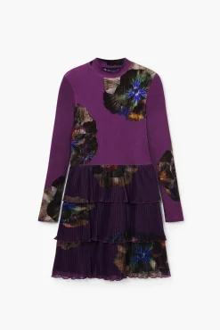 Vestido volantes flores