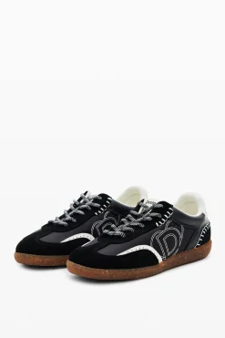 Zapatillas retro serraje