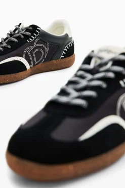 Zapatillas retro serraje