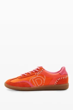 Zapatillas retro serraje